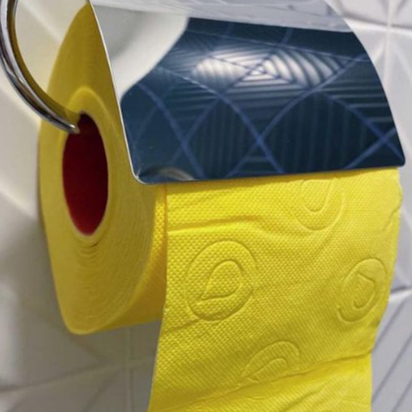 Colored Toilet Paper Jumbo Roll – 180 Large Sheets – 3 ply - Image 3