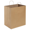 Kraft Shopper Paper Bag 14"X10"X15.25" #81 With Handle