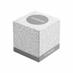 Victoria Bay Facial Tissue Cube Boxes of 90 Tissues 2 ply — 36/Case