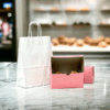Victoria Bay Shopping white Bag 13"x7"x13" - Image 3