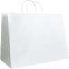 Victoria Bay Shopping white Bag 13"x7"x13"