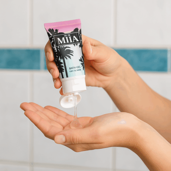 MIIA PINK Aloe Vera fragrance Bath Gel 1.35 fl.oz | case of 200 - Image 2