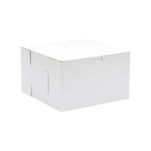 White cake Box 10x10x6 in