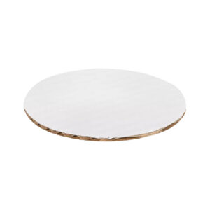 Cake Circle 10 IN Corrugated Paperboard White